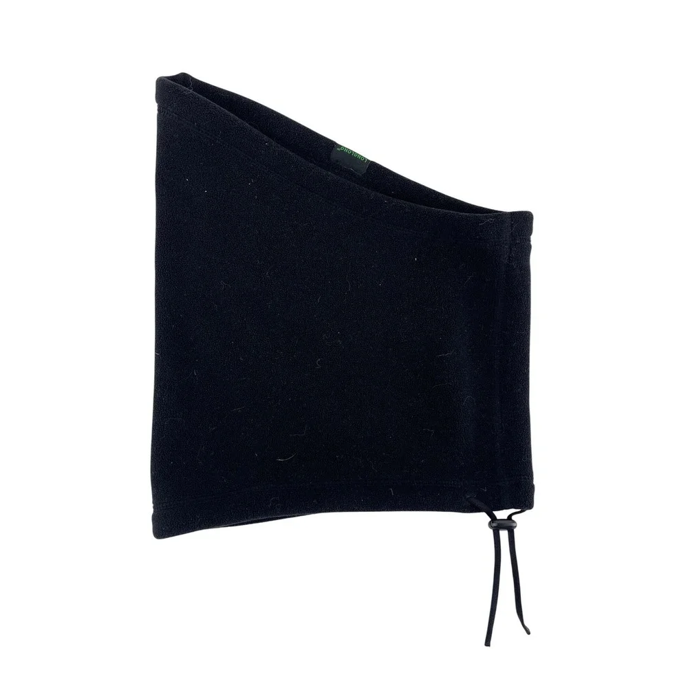 Longlong Black Fleece Neck Gaiter Adjustable Balaclava Hood‎ Winter Face Mask